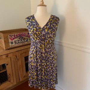 Boden Limited Edition abstract floral dress US 14 EUC
